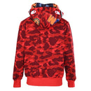Bape Shark Hoodie Red