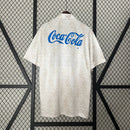 Camisa Cruzeiro Retrô Finta Coca-Cola Branca 93/94